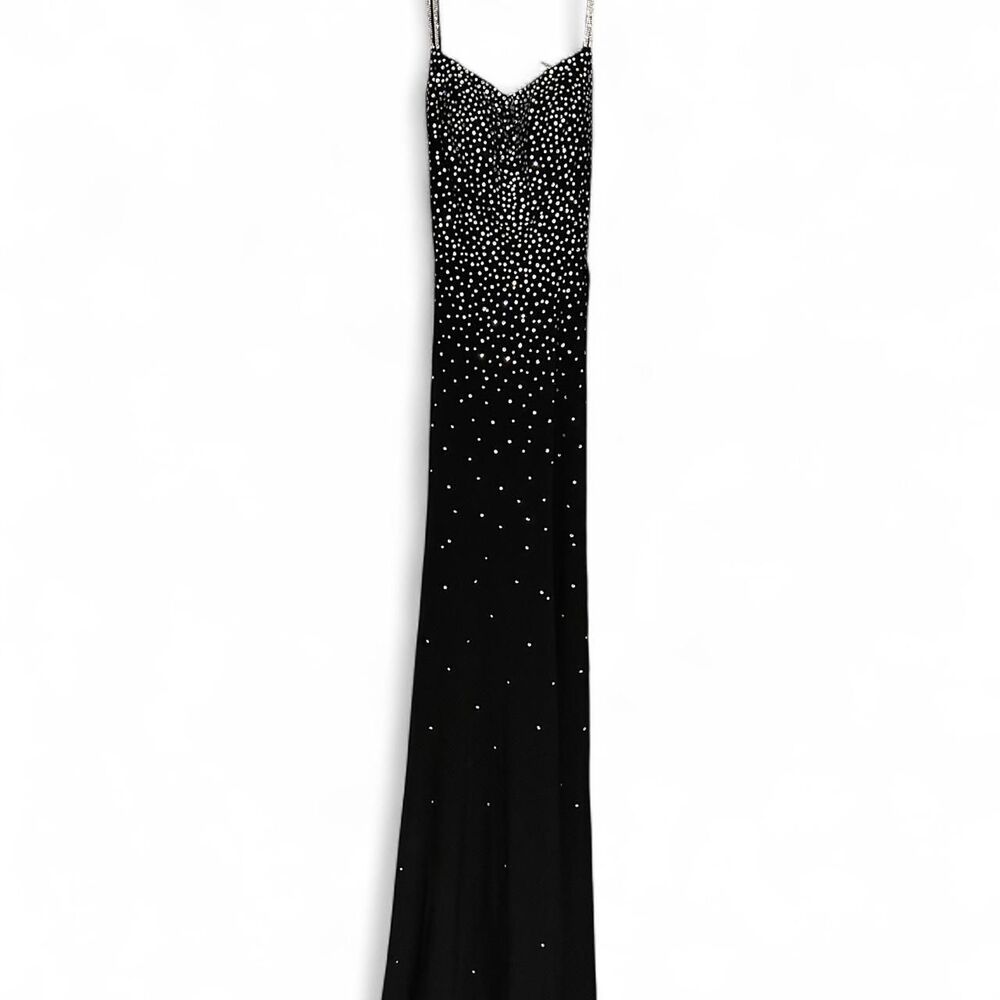 Unbranded Women's Black and Navy Dress